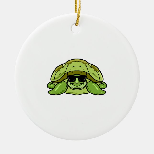 turtle Copy Copy Copy Copy Copy Ceramic Tree Decoration (Front)