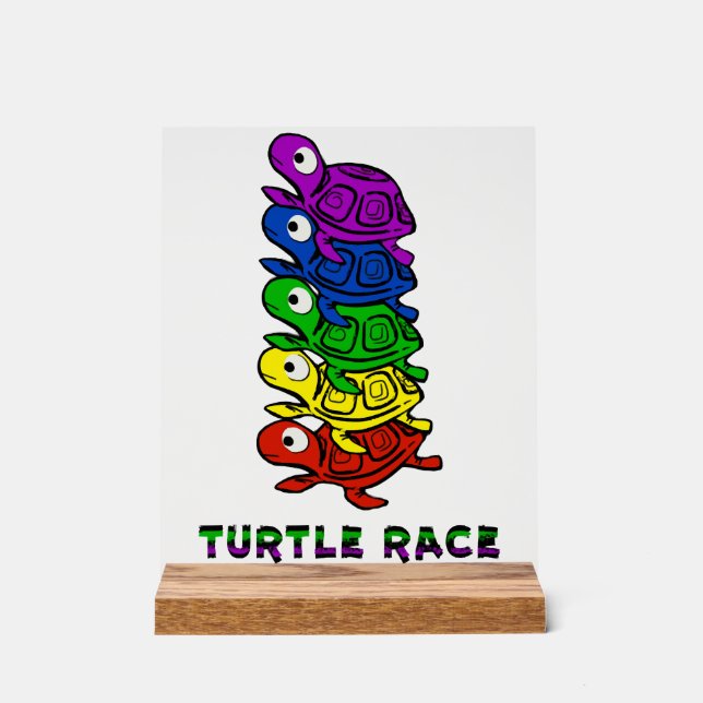 Turtle Copy Copy Copy Copy Copy Copy Copy Copy Cop Acrylic Sign (Front)