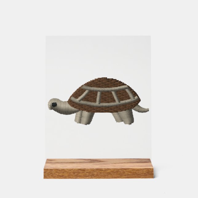 Turtle Copy Copy Copy Copy Copy Copy Copy Copy Cop Acrylic Sign (Front)