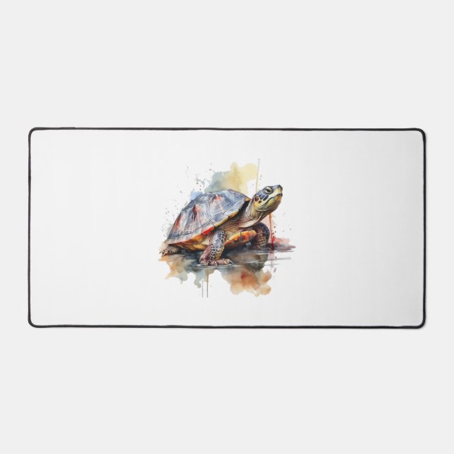 Turtle Copy Copy Copy Copy Copy Copy Copy Copy Cop Desk Mat (Front)