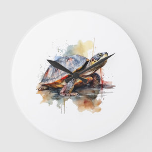 Turtle Copy Copy Copy Copy Copy Copy Copy Copy Cop Large Clock