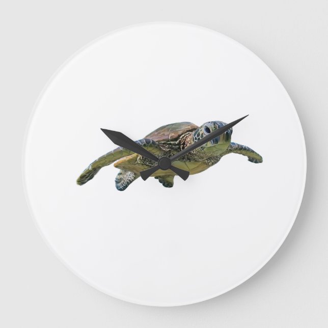 Turtle Copy Copy Copy Copy Copy Copy Copy Copy Cop Large Clock (Front)