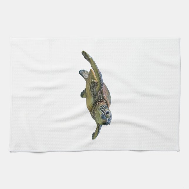 Turtle Copy Copy Copy Copy Copy Copy Copy Copy Cop Tea Towel (Horizontal)