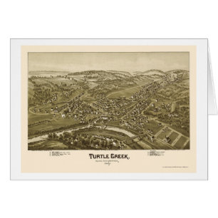 Turtle Creek, PA Panoramic Map - 1897