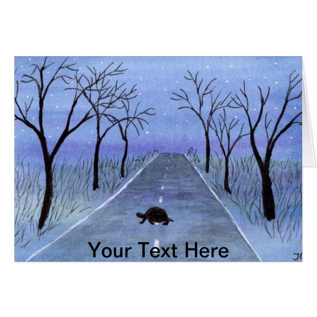 Turtle Crossing (Front Horizontal)