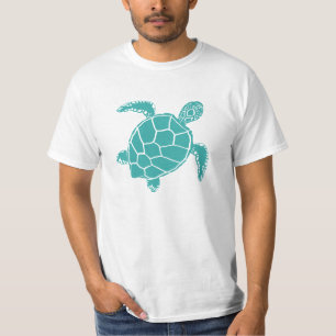 Turtle Cute Blue Ocean Animal T-Shirt