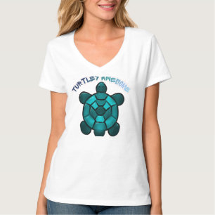 Turtle Cute Pun Funny Animal Gift T-Shirt