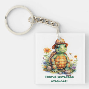 Turtle Cuteness Overload Key Ring