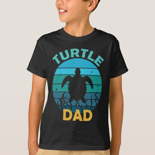 Turtle Dad Eco-friendly Earth Day  T-Shirt (Front)
