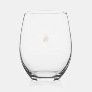 Turtle Dad Retro Sunset Vintage Engraving Vector D Stemless Wine Glass
