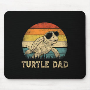 Turtle Dad Turtle Lovers Daddy Father's Day Mouse Mat