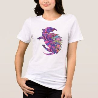 Turtle design (Womens) Tri-Blend Shirt