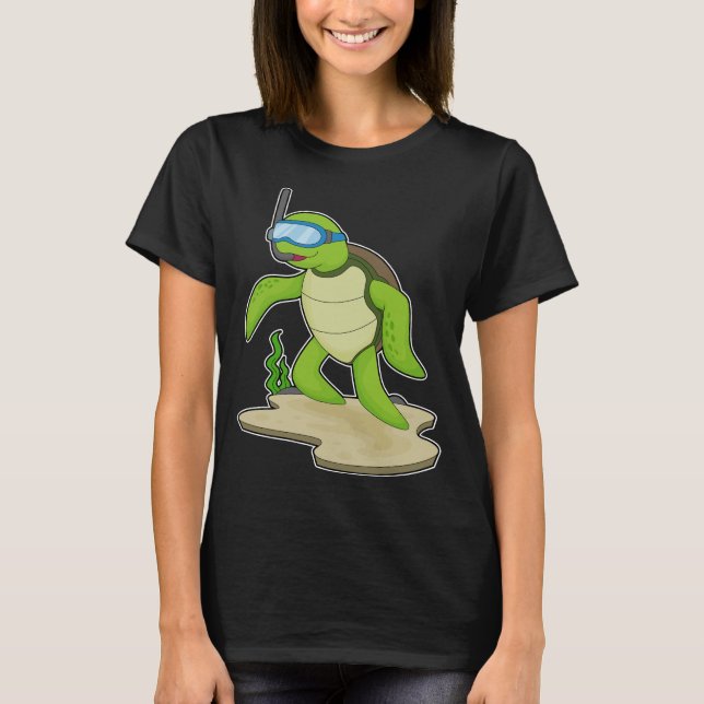 Turtle Diver Snorkel T-Shirt (Front)