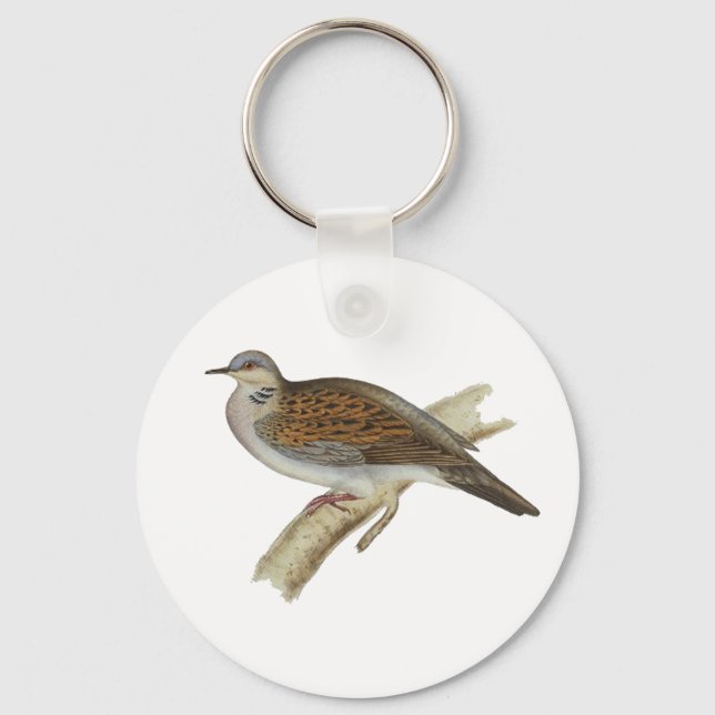 Turtle Dove Key Ring (Front)