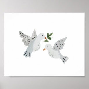 Turtle Doves Art Print