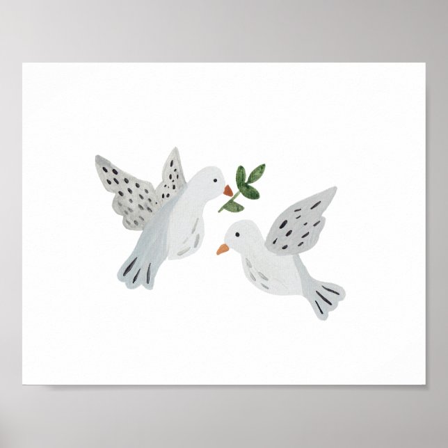 Turtle Doves Art Print (Front)