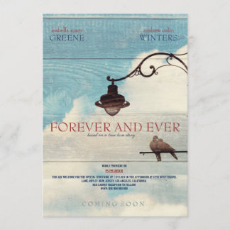 Turtle Doves - FOREVER AND EVER Invitation