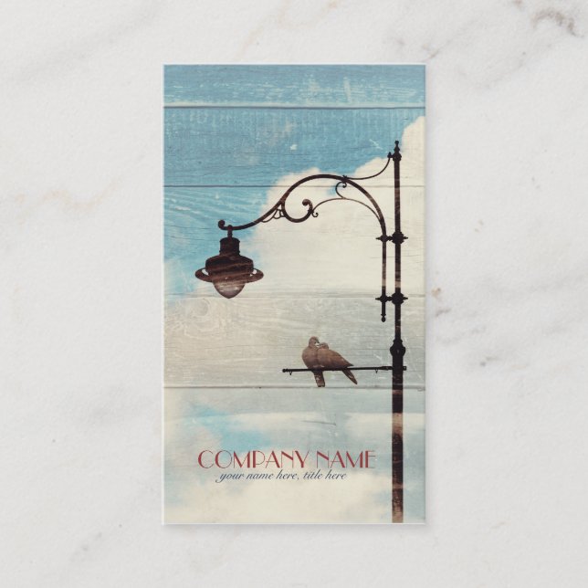 Turtle Doves - love and faithfulness Business Card (Front)