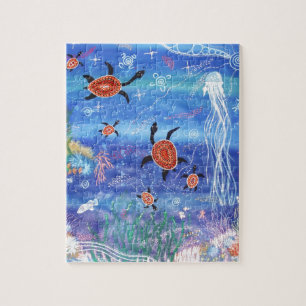 Turtle Dreaming Jigsaw Puzzle