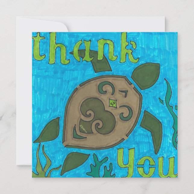 Turtle Dreams Thank You (Front)