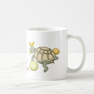 Turtle Easter Bunny with Eggs! Coffee Mug