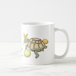 Turtle Easter Bunny with Eggs! Coffee Mug