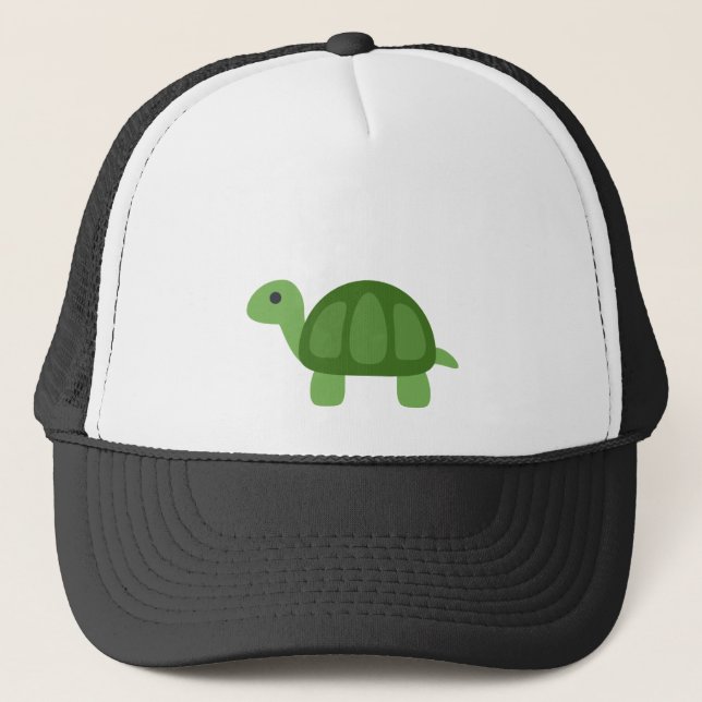 Turtle Emoji Trucker Hat (Front)