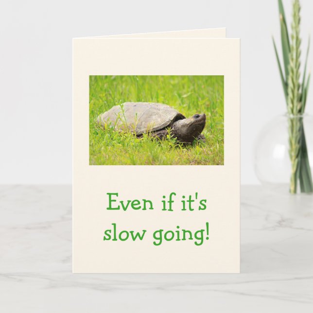 Turtle Encouragement Card (Front)