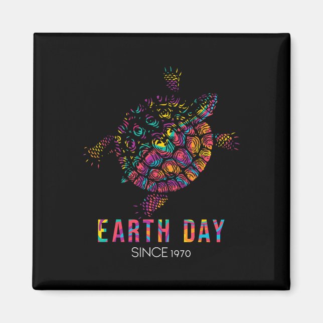 Turtle Environmental Protection Earth Day Since 19 Magnet (Front)