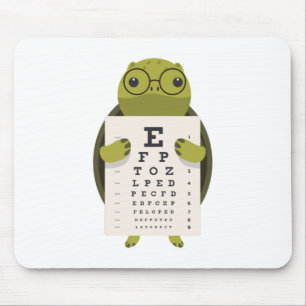 Turtle Eye Chart Mouse Mat
