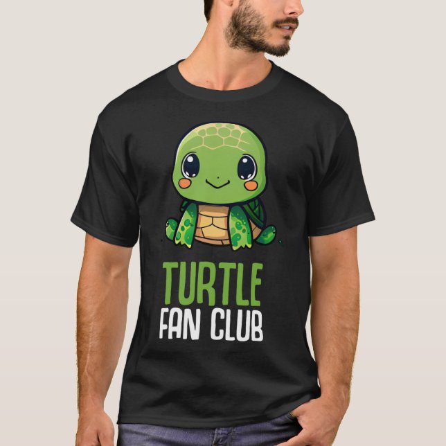 Turtle Fan Club Tortoise Zoo  Kids Boys Girls  10 T-Shirt (Front)