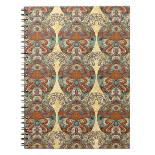 Turtle Floral Pattern Notebook