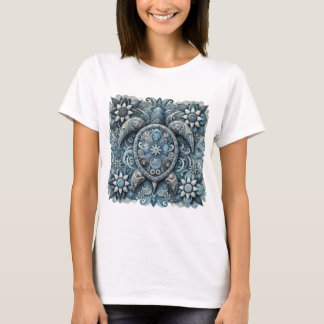 Turtle Flowers - white T-Shirt