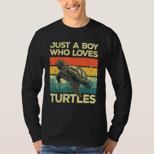 Turtle For Men Boys Tortoise Ocean Turtles Sea Ani T-Shirt