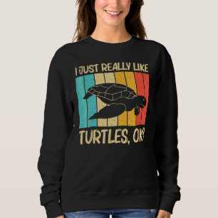 Turtle For Men Women Ocean Sea Turtles Tortoise Sweatshirt