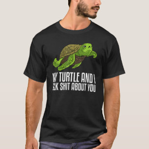 Turtle  For Men Women Sea Turtle Land Water Animal T-Shirt