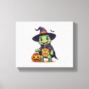 Turtle Ghoul Canvas Print
