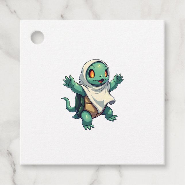 Turtle Ghoul Favour Tags (Front)