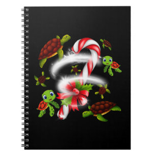 Turtle Gift Turtle Candy Sweet Christmas Notebook