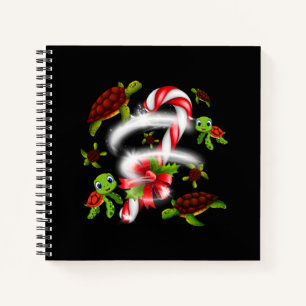 Turtle Gift Turtle Candy Sweet Christmas Notebook