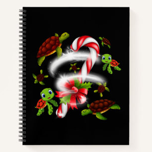 Turtle Gift Turtle Candy Sweet Christmas Notebook
