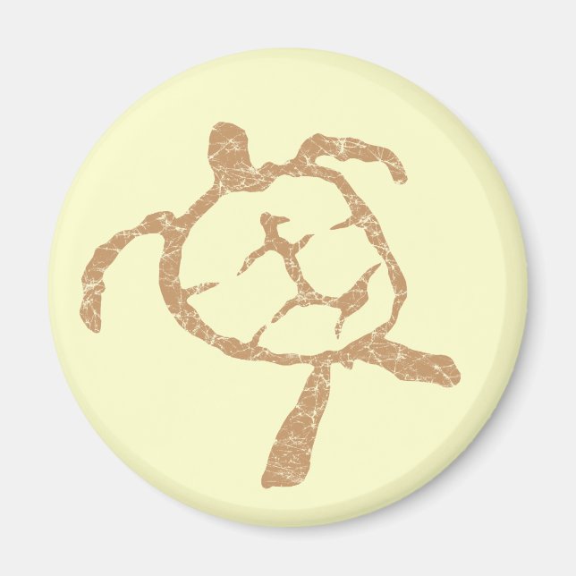 turtle-Gold Magnet (Front)