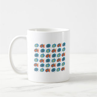 Turtle Goldfish Octopus Pattern Coffee Mug