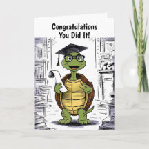Turtle Graduation Personalised