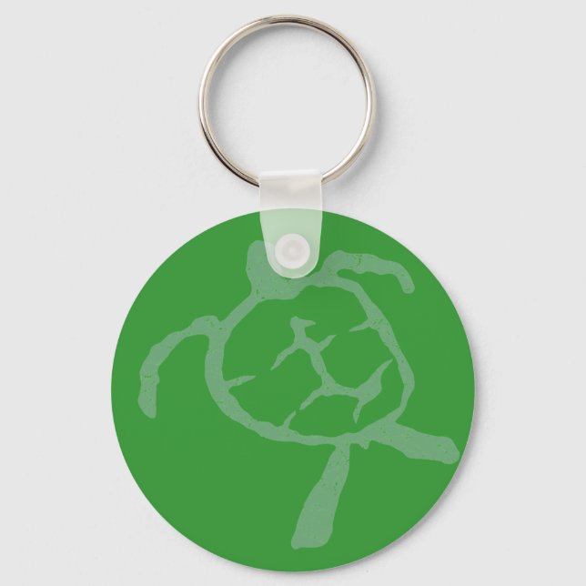 turtle-green key ring (Front)