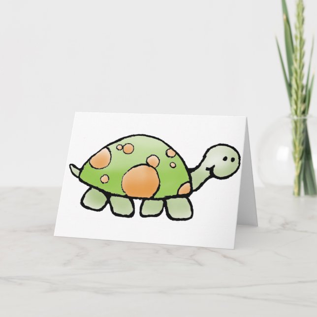 Turtle Greeting and Note Cards (Front)