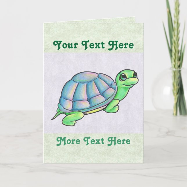 Turtle Greeting Card (Front)