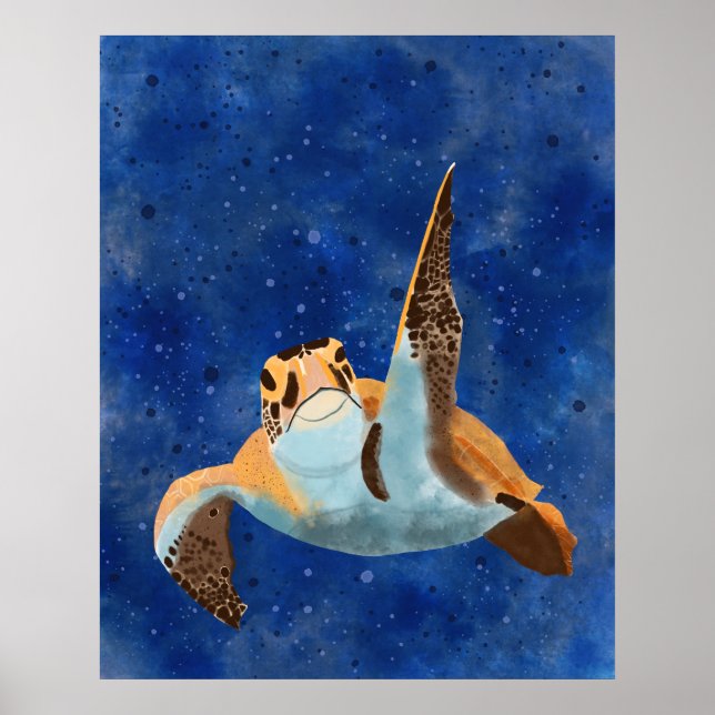 Turtle Greetings Poster (Front)