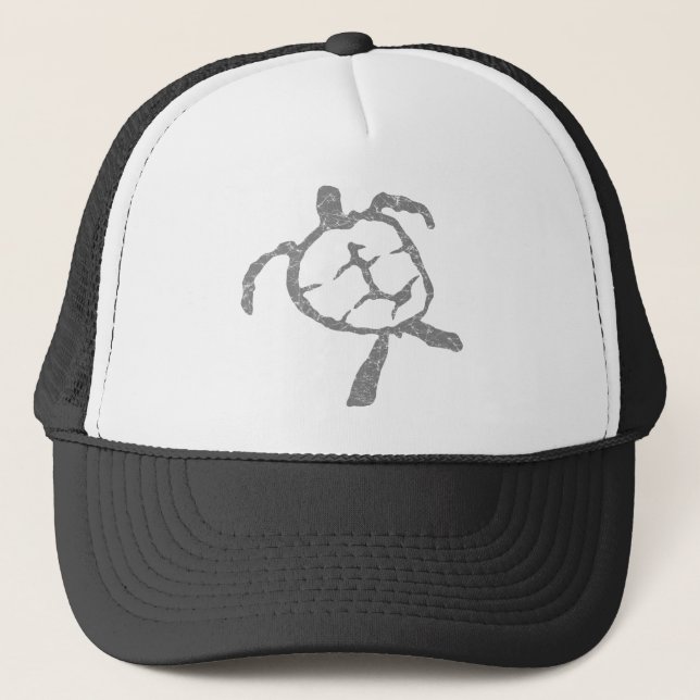 turtle-grey trucker hat (Front)