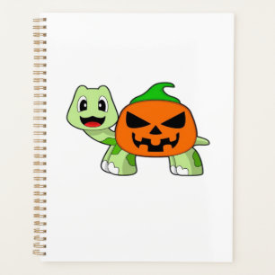 Turtle Halloween Pumpkin Classic T-Shirt Planner